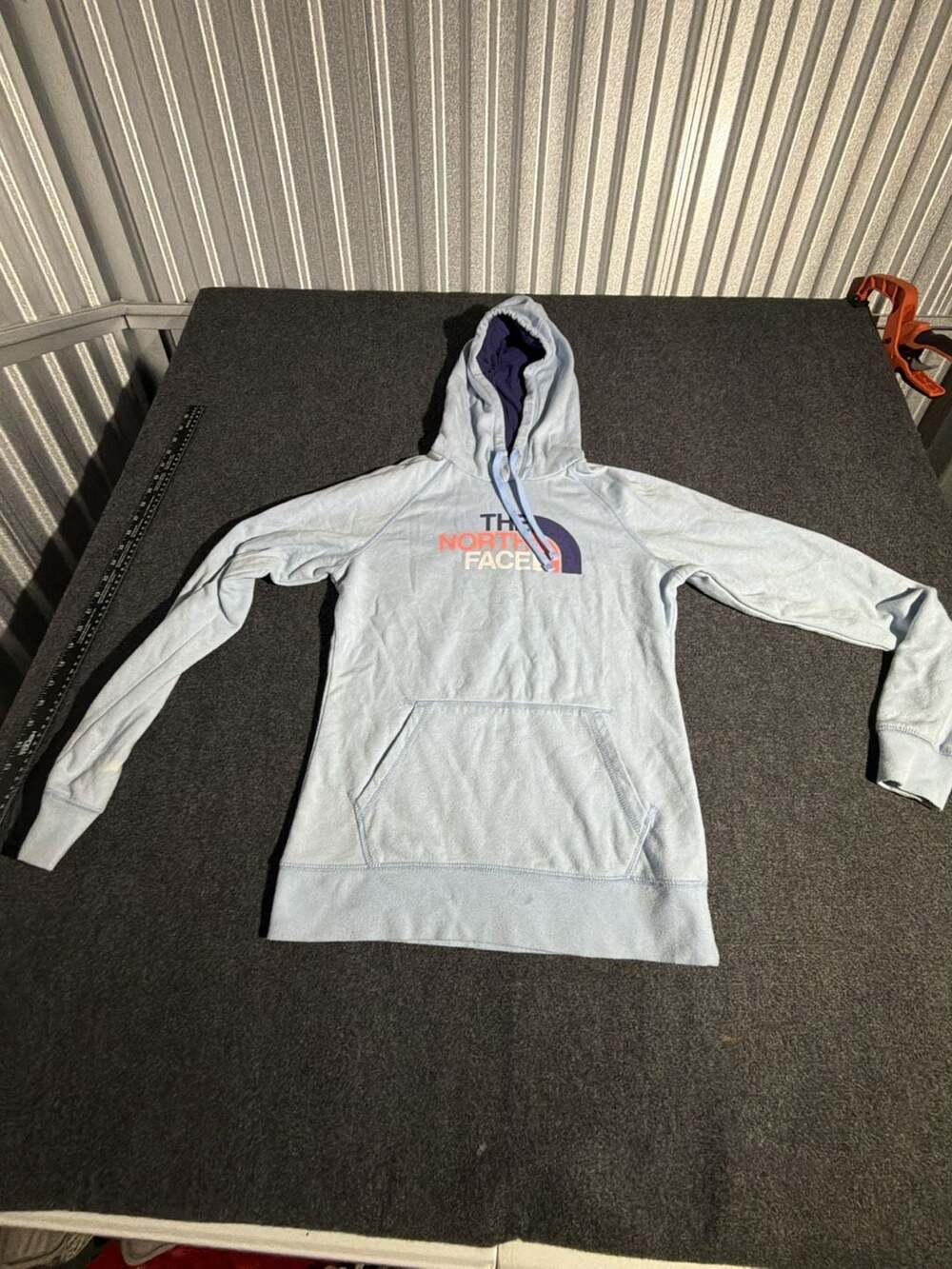 The North Face Trivert Pullover Grey Pocketed Hoodie Women's Size Small